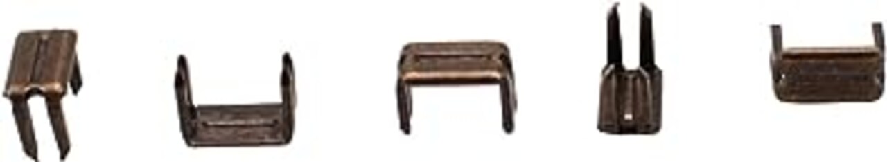 YKK Zipper Repair Kit Solution 5 Zipper Heads - Sliders with Pulls #5 Brand Donut Style Pulls - 5pcs with Top and Bottom Stoppers (Antique Brass)